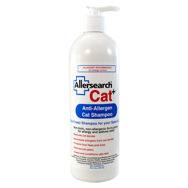Allersearch Laboratories Cat+ AntiAllergen Cat Shampoo
